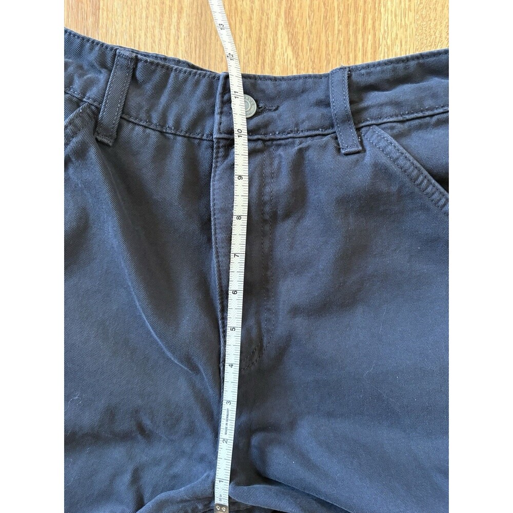 ASOS Navy Blue High Rise Slouchy Straight Leg Pants Size 4 - Picture 5 of 8